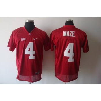 Crimson Tide #4 Marquis Maze Red Stitched NCAA Jersey Crimson Tide #4 Marquis Maze Red Stitched NCAA Jersey