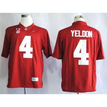 Crimson Tide #4 T.J Yeldon Red Limited 2016 College Football Playoff National Championship Patch Stitched NCAA Jersey Crimson Tide #4 T.J Yeldon Red Limited 2016 College Football Playoff National Championship Patch Stitched NCAA Jersey