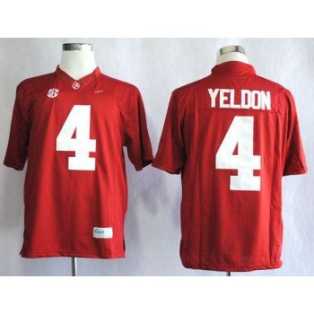 Crimson Tide #4 T.J Yeldon Red Limited Stitched NCAA Jersey Crimson Tide #4 T.J Yeldon Red Limited Stitched NCAA Jersey