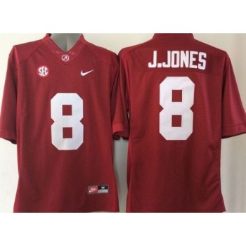 Crimson Tide #8 Julio Jones Red Stitched NCAA Jersey Crimson Tide #8 Julio Jones Red Stitched NCAA Jersey
