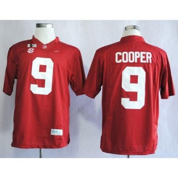 Crimson Tide #9 Amari Cooper Red Limited 2016 College Football Playoff National Championship Patch Stitched NCAA Jersey Crimson Tide #9 Amari Cooper Red Limited 2016 College Football Playoff National Championship Patch Stitched NCAA Jersey