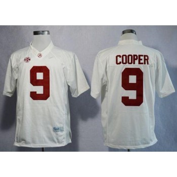 Crimson Tide #9 Amari Cooper White Limited Stitched NCAA Jersey Crimson Tide #9 Amari Cooper White Limited Stitched NCAA Jersey