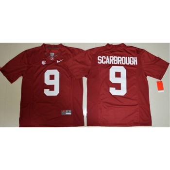 Crimson Tide #9 Bo Scarbrough Red Limited Stitched NCAA Jersey Crimson Tide #9 Bo Scarbrough Red Limited Stitched NCAA Jersey