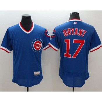 Cubs #17 Kris Bryant Blue Flexbase Authentic Collection Cooperstown Stitched MLB Jersey Cubs #17 Kris Bryant Blue Flexbase Authentic Collection Cooperstown Stitched MLB Jersey