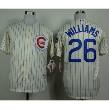 Cubs #26 Billy Williams Cream 1969 Turn Back The Clock Stitched MLB Jersey
