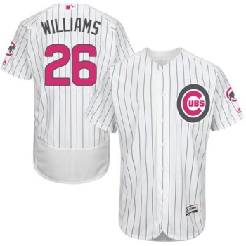 Cubs #26 Billy Williams White(Blue Strip) Flexbase Authentic Collection 2016 Mother's Day Stitched MLB Jersey Cubs #26 Billy Williams White(Blue Strip) Flexbase Authentic Collection 2016 Mother's Day Stitched MLB Jersey