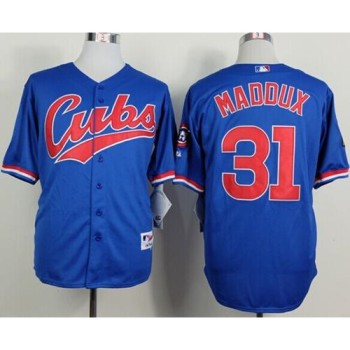 Cubs #31 Greg Maddux Blue 1994 Turn Back The Clock Stitched MLB Jersey Cubs #31 Greg Maddux Blue 1994 Turn Back The Clock Stitched MLB Jersey