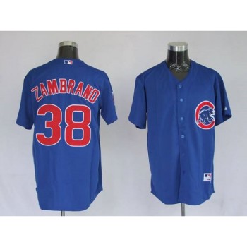 Cubs #38 Carlos Zambrano Stitched Blue MLB Jersey Cubs #38 Carlos Zambrano Stitched Blue MLB Jersey
