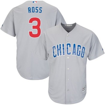 Cubs #3 David Ross Grey Road Stitched Youth MLB Jersey Cubs #3 David Ross Grey Road Stitched Youth MLB Jersey