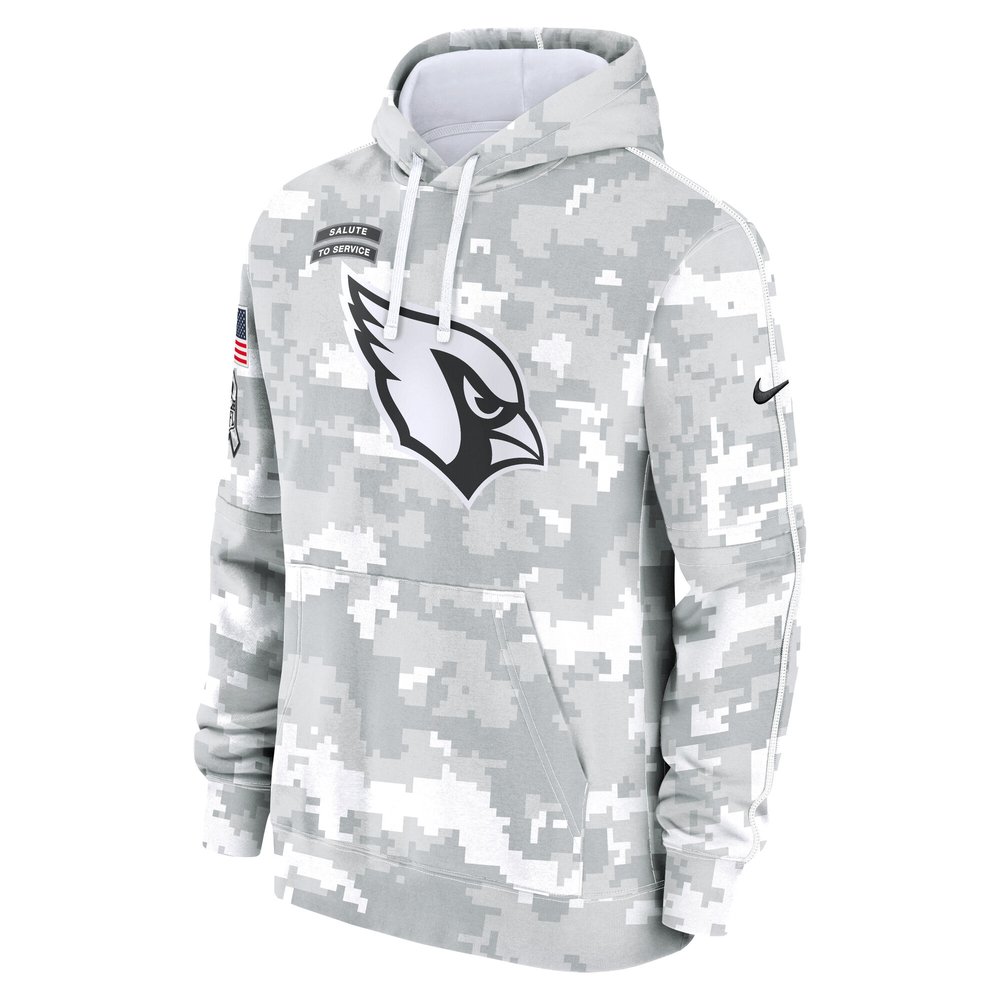 Men's Arizona Cardinals Arctic Camo 2024 Salute to Service Club Fleece Pullover Hoodie Men's Arizona Cardinals Arctic Camo 2024 Salute to Service Club Fleece Pullover Hoodie