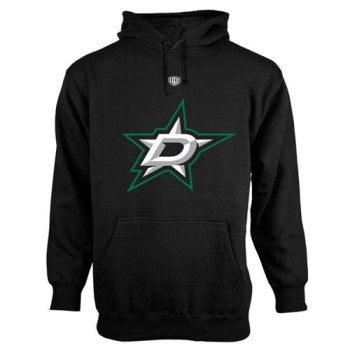 Dallas Stars Old Time Hockey Big Logo with Crest Pullover Hoodie Black Dallas Stars Old Time Hockey Big Logo with Crest Pullover Hoodie Black