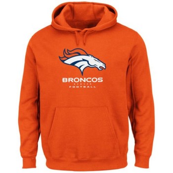 Denver Broncos Critical Victory Pullover Hoodie Orange Denver Broncos Critical Victory Pullover Hoodie Orange