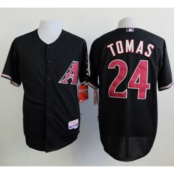 Diamondbacks #24 Yasmany Tomas Black Cool Base Stitched MLB Jersey Diamondbacks #24 Yasmany Tomas Black Cool Base Stitched MLB Jersey