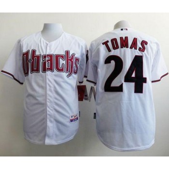 Diamondbacks #24 Yasmany Tomas White Cool Base Stitched MLB Jersey Diamondbacks #24 Yasmany Tomas White Cool Base Stitched MLB Jersey