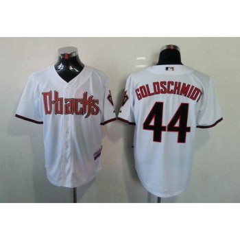 Diamondbacks #44 Paul Goldschmidt White Cool Base Stitched MLB Jersey Diamondbacks #44 Paul Goldschmidt White Cool Base Stitched MLB Jersey