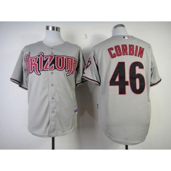 Diamondbacks #46 Patrick Corbin Grey Cool Base Stitched MLB Jersey Diamondbacks #46 Patrick Corbin Grey Cool Base Stitched MLB Jersey