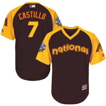 Diamondbacks #7 Welington Castillo Brown 2016 All-Star National League Stitched Youth MLB Jersey Diamondbacks #7 Welington Castillo Brown 2016 All-Star National League Stitched Youth MLB Jersey