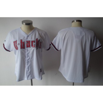 Diamondbacks Blank White Women's Fashion Stitched MLB Jersey Diamondbacks Blank White Women's Fashion Stitched MLB Jersey