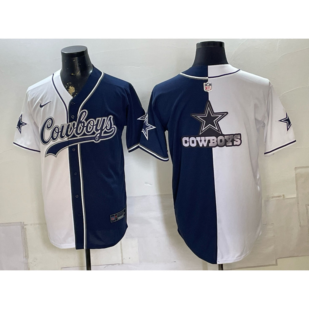 Youth Dallas Cowboys Navy Split Cool Base Stitched Baseball Jersey Youth Dallas Cowboys Navy Split Cool Base Stitched Baseball Jersey