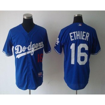 Dodgers #16 Andre Ethier Blue Cool Base Stitched MLB Jersey Dodgers #16 Andre Ethier Blue Cool Base Stitched MLB Jersey