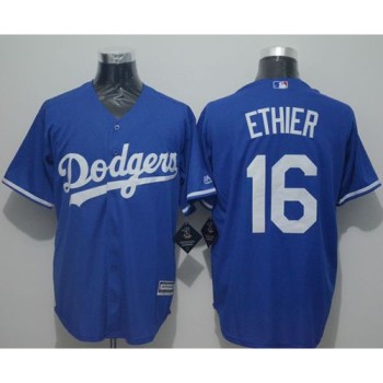 Dodgers #16 Andre Ethier Blue New Cool Base Stitched MLB Jersey Dodgers #16 Andre Ethier Blue New Cool Base Stitched MLB Jersey