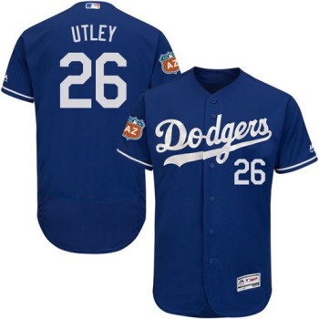 Dodgers #26 Chase Utley Blue Flexbase Authentic Collection Stitched MLB Jersey Dodgers #26 Chase Utley Blue Flexbase Authentic Collection Stitched MLB Jersey