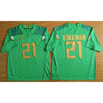 Ducks #21 Royce Freeman Green Limited Stitched NCAA Jersey Ducks #21 Royce Freeman Green Limited Stitched NCAA Jersey