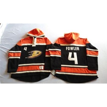 Ducks #4 Cam Fowler Black Sawyer Hooded Sweatshirt Stitched NHL Jersey Ducks #4 Cam Fowler Black Sawyer Hooded Sweatshirt Stitched NHL Jersey