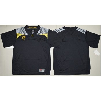 Ducks Blank Black Stitched NCAA Jersey