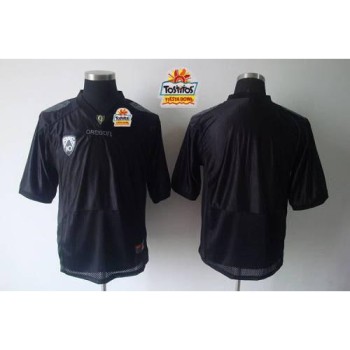 Ducks Blank Black Tostitos Fiesta Bowl Stitched NCAA Jersey
