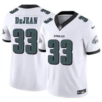 Youth Philadelphia Eagles #33 Cooper DeJean White 2024 Draft F.U.S.E Vapor Untouchable Limited Stitched Football Jersey Youth Philadelphia Eagles #33 Cooper DeJean White 2024 Draft F.U.S.E Vapor Untouchable Limited Stitched Football Jersey