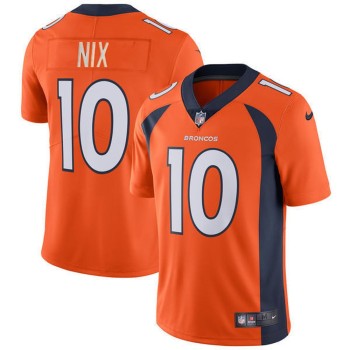 Men's Denver Broncos #10 Bo Nix Orange 2024 Draft Vapor Limited Stitched Football Jersey Men's Denver Broncos #10 Bo Nix Orange 2024 Draft Vapor Limited Stitched Football Jersey