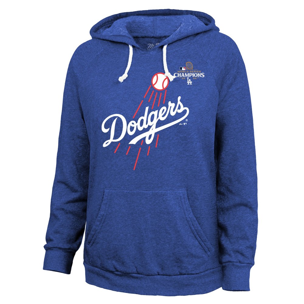 Women's Los Angeles Dodgers #17 Shohei Ohtani Threads Royal 2024 World Series Champions Hoodie