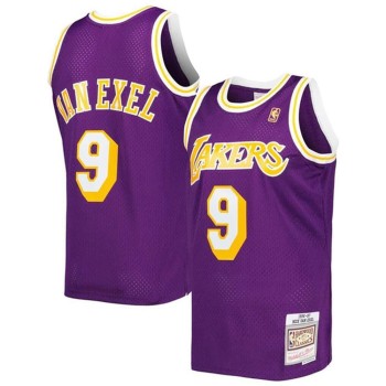 Women's Los Angeles Lakers #9 Nick Van Exel Purple Swingman Stitched Basketball Jersey Women's Los Angeles Lakers #9 Nick Van Exel Purple Swingman Stitched Basketball Jersey
