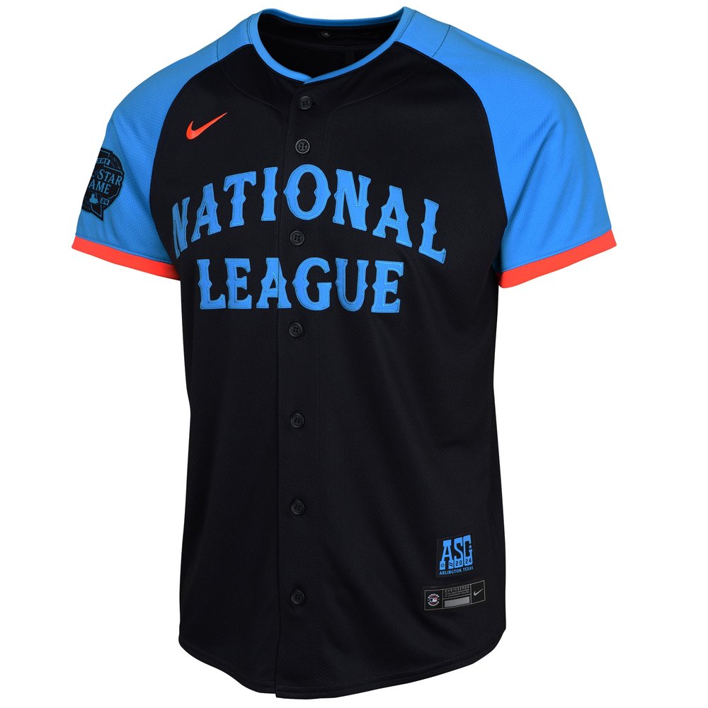 Youth National League #17 Shohei Ohtani Navy 2024 MLB All-Star Game Limited Player Jersey