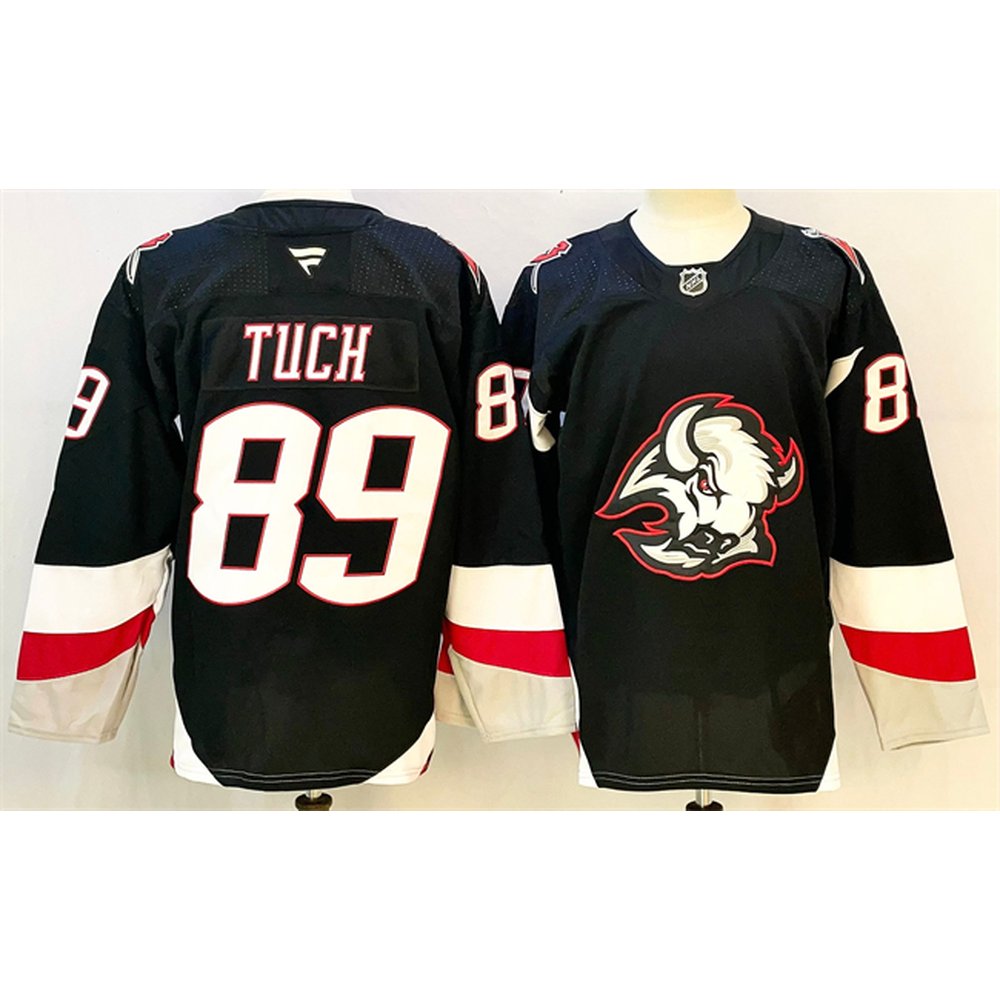Youth Buffalo Sabres #89 Alex Tuch Black 2024-25 Alternate Stitched Hockey Jersey Youth Buffalo Sabres #89 Alex Tuch Black 2024-25 Alternate Stitched Hockey Jersey