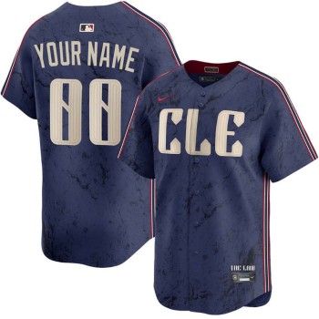 Men's Cleveland Guardians Purple City Connect Limited Custom Jersey Men's Cleveland Guardians Purple City Connect Limited Custom Jersey