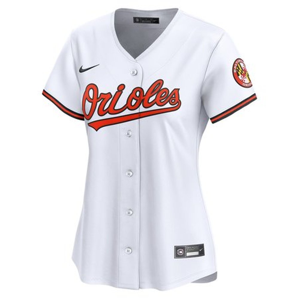 Women's Baltimore Orioles  White 2024 Jackie Robinson Day Home Limited Jersey