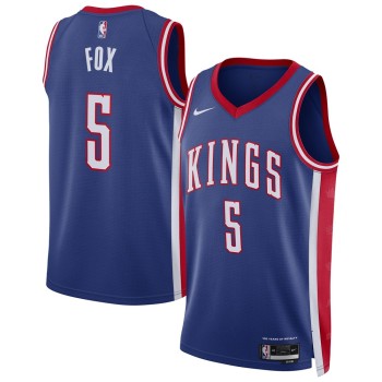 Unisex Sacramento Kings De'Aaron Fox Blue 2024/25 Swingman Player Jersey - City Edition Unisex Sacramento Kings De'Aaron Fox Blue 2024/25 Swingman Player Jersey - City Edition