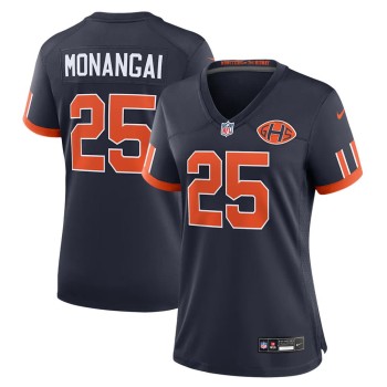 Women's Chicago Bears #25 Kyle Monangai Navy 2026 Rivalries Collection Game Jersey