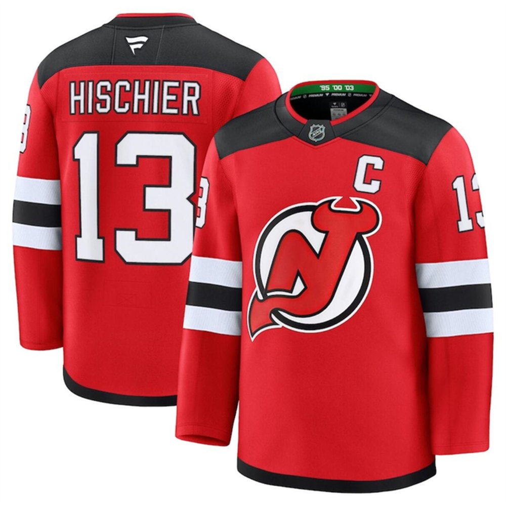 Youth New Jersey Devils #13 Nico Hischier Red 2024-25 Home Stitched Hockey Jersey Youth New Jersey Devils #13 Nico Hischier Red 2024-25 Home Stitched Hockey Jersey