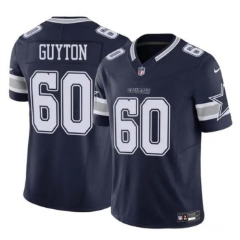 Youth Dallas Cowboys #60 Tyler Guyton Navy 2024 Draft F.U.S.E Vapor Untouchable Limited Stitched Football Jersey Youth Dallas Cowboys #60 Tyler Guyton Navy 2024 Draft F.U.S.E Vapor Untouchable Limited Stitched Football Jersey
