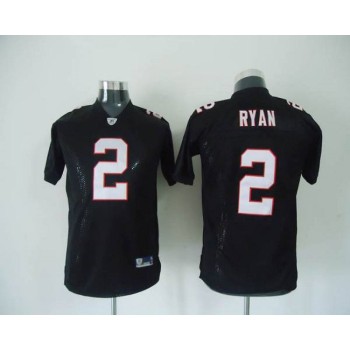 Falcons #2 Matt Ryan Black Color Stitched Youth NFL Jersey Falcons #2 Matt Ryan Black Color Stitched Youth NFL Jersey