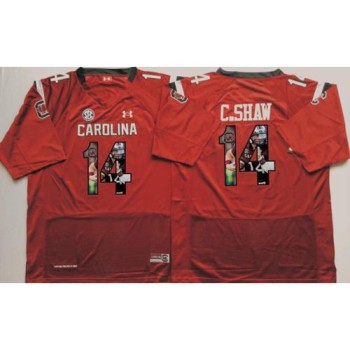 Fighting Gamecocks #14 Connor Shaw Red Player Fashion Stitched NCAA Jersey Fighting Gamecocks #14 Connor Shaw Red Player Fashion Stitched NCAA Jersey