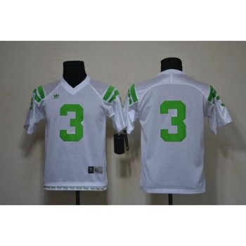 Fighting Irish #3 Joe Montana White Under The Lights Stitched Youth NCAA Jersey