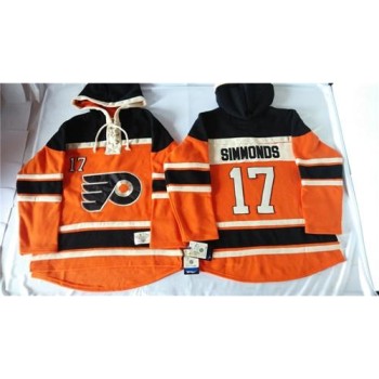 Flyers #17 Wayne Simmonds Orange Sawyer Hooded Sweatshirt Stitched NHL Jersey Flyers #17 Wayne Simmonds Orange Sawyer Hooded Sweatshirt Stitched NHL Jersey