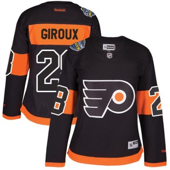 Flyers #28 Claude Giroux Black 2017 Stadium Series Women's Stitched NHL Jersey Flyers #28 Claude Giroux Black 2017 Stadium Series Women's Stitched NHL Jersey