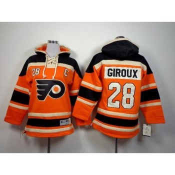 Flyers #28 Claude Giroux Orange Sawyer Hooded Sweatshirt Stitched Youth NHL Jersey Flyers #28 Claude Giroux Orange Sawyer Hooded Sweatshirt Stitched Youth NHL Jersey