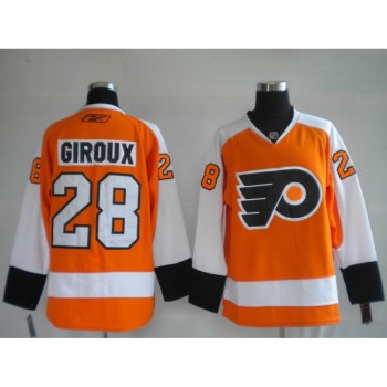 Flyers #28 Claude Giroux Orange Stitched Youth NHL Jersey Flyers #28 Claude Giroux Orange Stitched Youth NHL Jersey