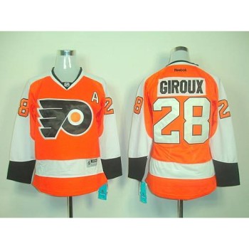 Flyers #28 Claude Giroux Orange Women's Home Stitched NHL Jersey Flyers #28 Claude Giroux Orange Women's Home Stitched NHL Jersey